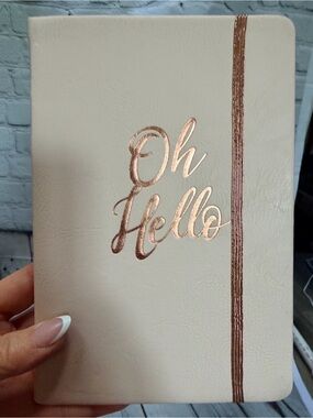 ☀️NEW Lauren Conrad Oh Hello Blush Pink Rose Gold Lined Journal